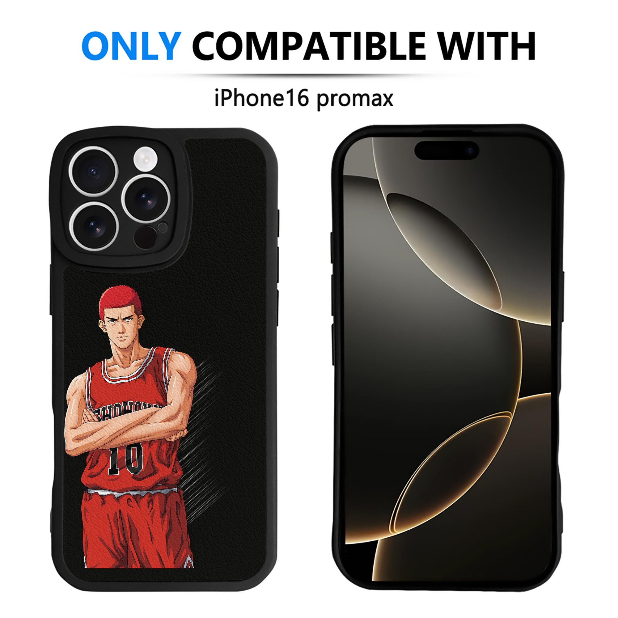 （画像用） SLAM DUNK／スラムダンク 【iPhone 16シリーズ対応】シリコンスマホケース（レザー調） 材質：シリコン